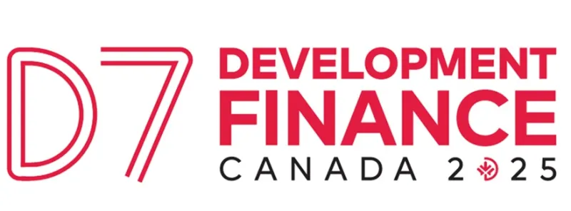 D7 logo, text Development Finance Canada 2025